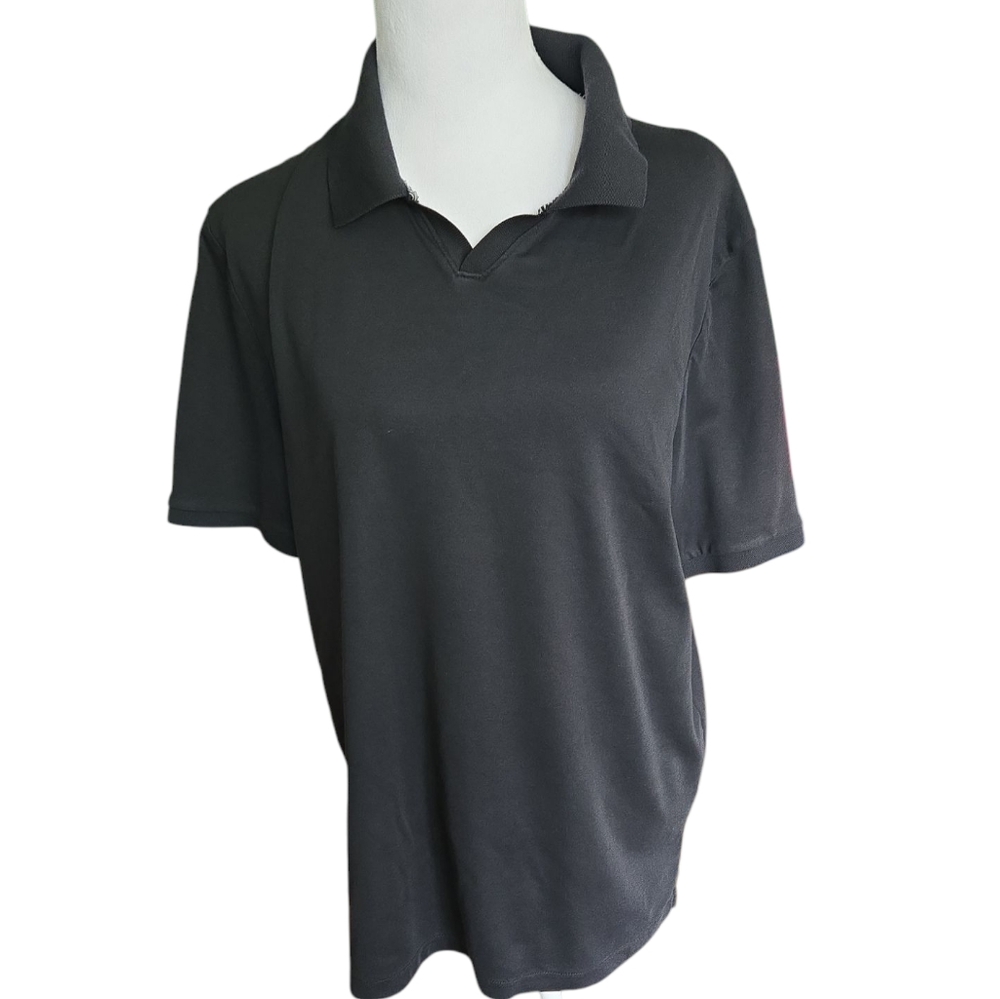 Classic Vince Camuto Black Polo Shirt